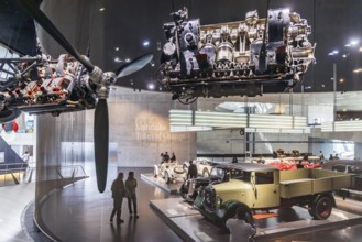 The Mercedes-Benz Museum in Stuttgart presents a journey through the automotive history of the