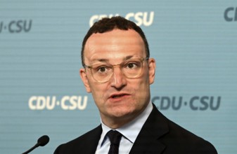 The Chairman of the CDU/CSU parliamentary group, Jens Spahn (CDU), and his deputy Alexander
