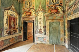 Stanza della Gloria, Hall of Fame, Roman Mannerist frescoes, Villa d'Este residential palace,
