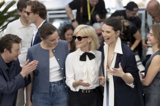Cannes, France - 15.5.2024: Félix Kysyl, Angelina Woreth, Mélanie Laurent, Joséphine Japy,
