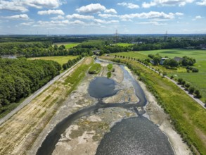 Dortmund, Castrop-Rauxel, North Rhine-Westphalia, Germany - River renaturalisation, renaturation of