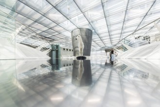 The Mercedes-Benz Museum in Stuttgart presents a journey through the automotive history of the