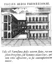 Palazzo di Farnese, one of the most important buildings of the Italian Renaissance, Rome, Italy,