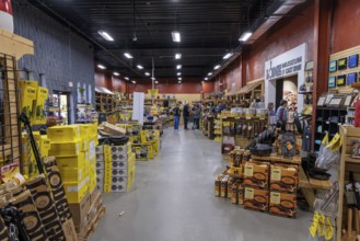 Interior of the Lodge Museum of Cast Iron and factory store in South Pittsburg, Tennessee, USA