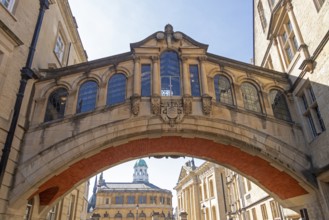 Hertford Bridge, Bridge of Sighs, Sheldonian theatre, Oxford, England, Great Britain