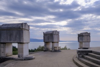 Mausoleum, Vittoriale degli Italiani, house and garden of Gabriele D'Annunzio, Gardone Riviera, on