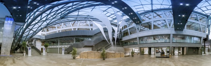 Darmstadtium Congress Centre Panorama Inside Darmstadt Germany