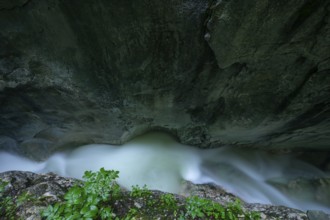 Natural beauty of the Alps, the Innersbachklamm gorge near Unken in Austria