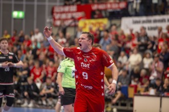 2nd HBL (German Handball League), Matchday 32: Eulen Ludwigshafen against TuSEM Essen***Marc-Robin