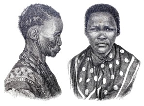Types of the Ottentots. Collective term for the Khoikhoi family of peoples living in present-day