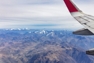 Flight from Lima to Cusco, Andes, Peru