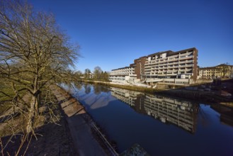 Langwied Foundation, nursing home, modern architecture, concrete architecture, Saar River,