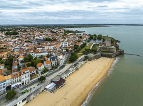 Fouras from a drone, Fouras-les-Bains, Charente-Maritime, Nouvelle-Aquitaine, France