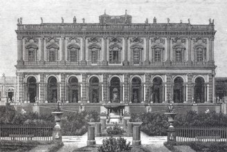 Villa Albani, also known as Villa Albani-Torlonia, on Via Salaria for Cardinal Alessandro Albani,