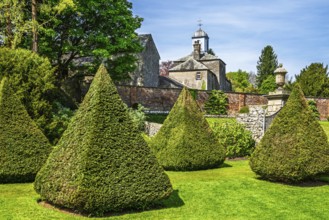 Sizergh Castle and gardens, Helsington, Cumbria, England, United Kingdom