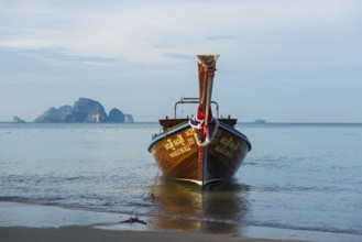 Longtail boat, Ao Nang Beach, Ao Nang, Krabi, Thailand