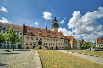 Late Gothic town hall on the Altmarkt, Zeitz, Saxony-Anhalt, Germany