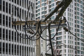Electricity pylons, Bangkok, Thailand