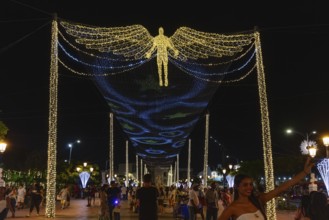 Christmas decorations, Cartagena, Colombia