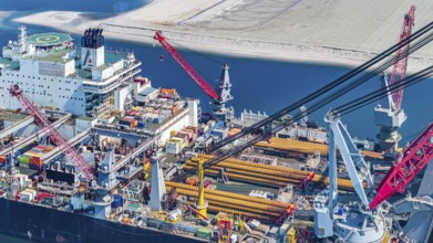 Pioneering Spirit. Workboat of the Swiss offshore service provider Allseas. The world's largest