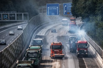 Rehabilitation of the A52 motorway near Essen, an 8 km long section between the Essen-Kettwig