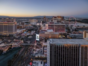 Casinos along Las Vegas Boulevard in Las Vegas, Nevada