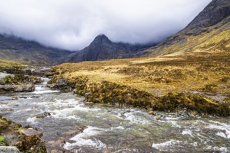 Fairy Pools and Waterfalls, Glen Brittle, Black Cuillin, Isle of Skye, Scotland, UK