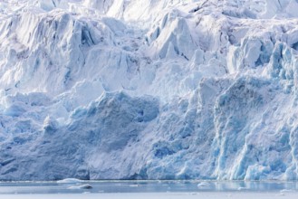 Glacier tongue, ice, bay, Lillienhöökbreen, Spitsbergen, Svalbard