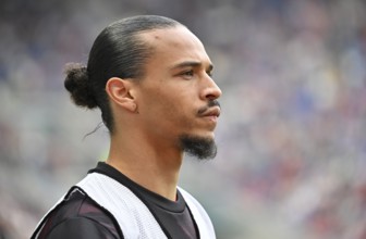 Leroy Sane FC Bayern Munich FCB (10) portrait in the substitutes' jersey, PreZero Arena, Sinsheim,