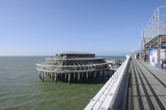 Scheveningen pier, The Hague, Dutch North Sea coast, South Holland, Netherlands