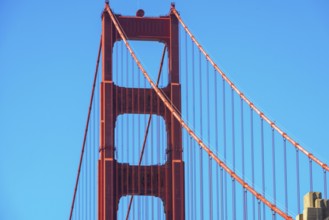 View of Golden Gate Bridge, San Francisco, California, USA