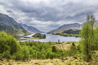 Loch Shiel, Glenfinnan Viaduct, River Finnan, West Highland, Scotland, United Kingdom