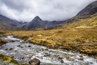 Fairy Pools and Waterfalls, Glen Brittle, Black Cuillin, Isle of Skye, Scotland, UK