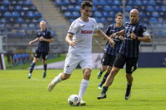 Football 3rd division, 2025/26 season, matchday 1: Waldhof Mannheim v SC Verl***On the ball: Martin