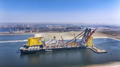 Pioneering Spirit. Workboat of the Swiss offshore service provider Allseas. The world's largest