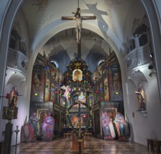Holy Sepulchre created around 1800, St Michael's Parish Church, Kirchstr. 15, Aschau, Chiemgau,
