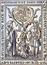 The Marque of Jehan St Denis, Parisien, bookseller of science and literature in the Middle Ages by