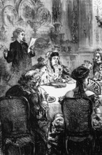 Queen Anne Stuart (6 February 1665 to 1 August 1714) was entertained by a balladeer in 1714,