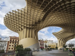 Setas de Seville, mushroom-shaped wooden platform, Seville, Andalusia, Spain