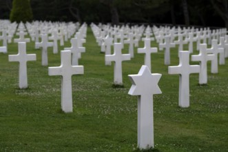 Jewish grave, gravestones, war graves, military graves, military cemetery, American Normandy