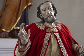 Palmesel, detail, in the parish church of St Peter and St Paul, Kirchstraße 25, Telfs, Tyrol,