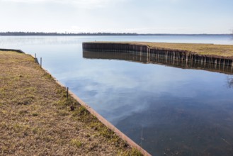 View of Lake Seminole from the Corps of Engineers Eastbank Campground near the Florida state line