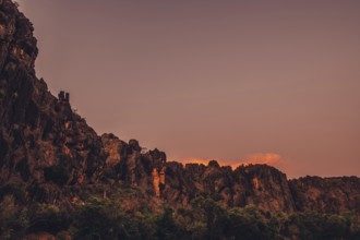 Special light atmosphere in the outback at Windjana Gorge National Park in Australia