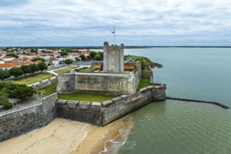 Fouras from a drone, Fouras-les-Bains, Charente-Maritime, Nouvelle-Aquitaine, France