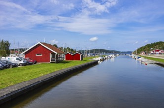 Maritime living and harbour ambience in the village of Henan on Orust, Bohuslän, Västra Götalands