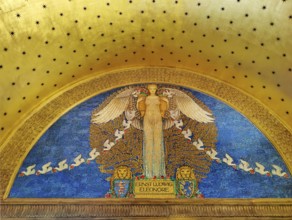 Mosaic entitled The Goddess of Love by Friedrich Wilhelm Kleukens in the Wedding Tower,