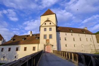 Gate tower, Veste Oberhaus, Passau, Lower Bavaria, Bavaria, Germany
