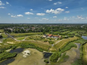 Dortmund, Castrop-Rauxel, North Rhine-Westphalia, Germany - River renaturalisation, renaturation of