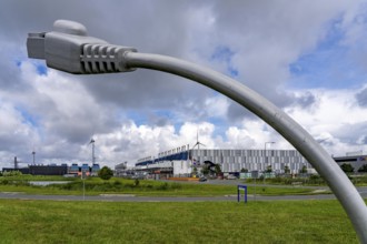 The Google Datacenter, data centre in Eemshaven, on over 44 hectares, is being expanded, powered by