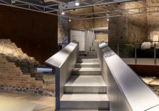 Interior photograph, Archaeological excavations, Berlin Spandau Citadel, remains of the old